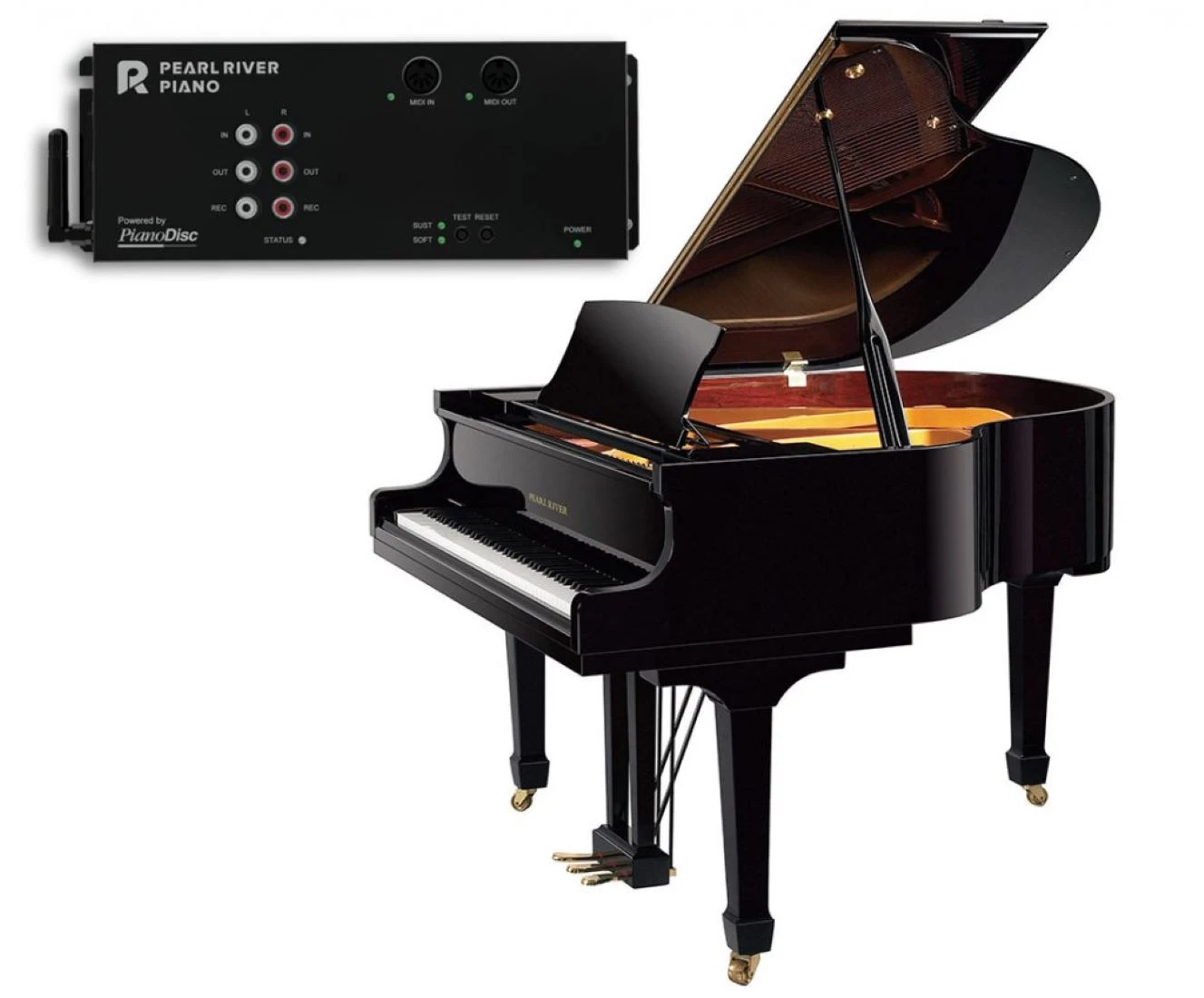 Акустический рояль Pearl River GD170 BK